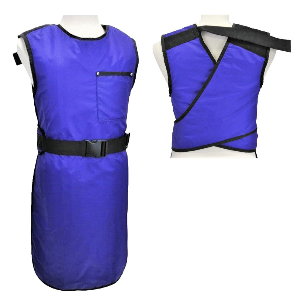 9002 - Apollo, lead apron, Medium blue