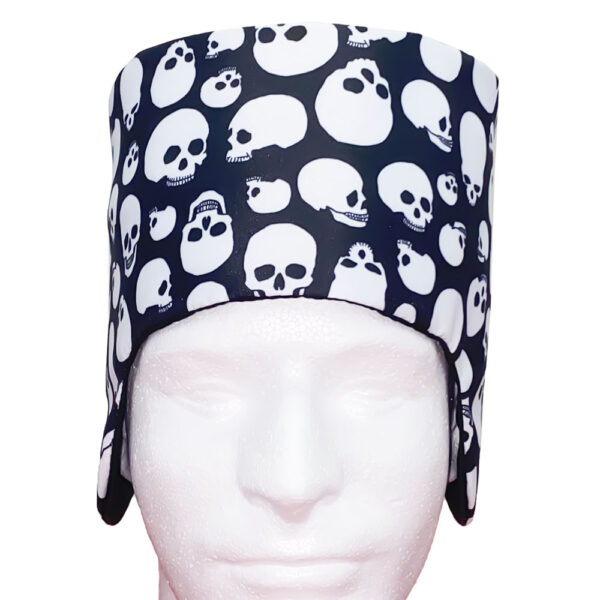 506 Scrub Cap II Front View Skull