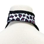 220 Thyroid Shield Pink Leopard Back view