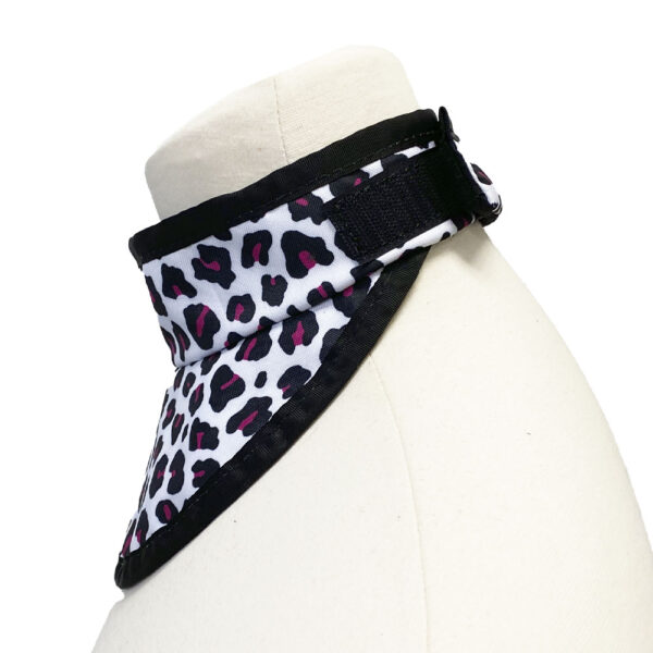 220 Thyroid Shield Pink Leopard side view