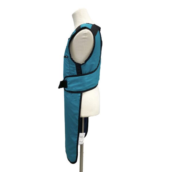 9002-Apollo lead free apron Teal Side